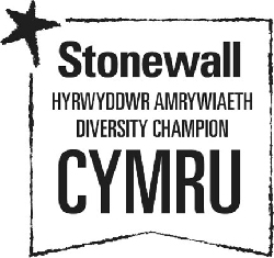 Logo: Stonewall Diversity Champion Cymru